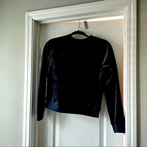Black Velvet Sweatshirt 🖤🖤🖤 NWT